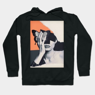 collage art / butterfly Hoodie